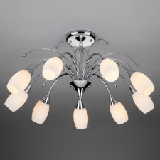 Ceiling chandelier with Ginevra, 40W, E14, 70x70x37 cm