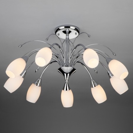 Ceiling chandelier with Ginevra, 40W, E14, 70x70x37 cm