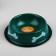A bowl with bones, iron with a non -slip base of 15 x 3.5 cm, 150 ml, green