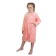 Terry robe of children's "ears", size 32, color peach