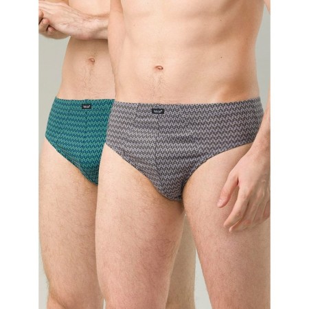 Male panties, size l, color green, gray, 2 pcs