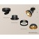 Ambrella Light, Techno, XM8102101, GX53, Black Polish color, Golded Polished, Transparent Poal.