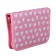 Penal 1 section, 135 x 205 x 30 mm, textile, Erich Krause Pastelprins, pink 57542