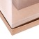 Box for flowers with a vase and PVC windows, folding, 16 x 23 x 16 cm, craft