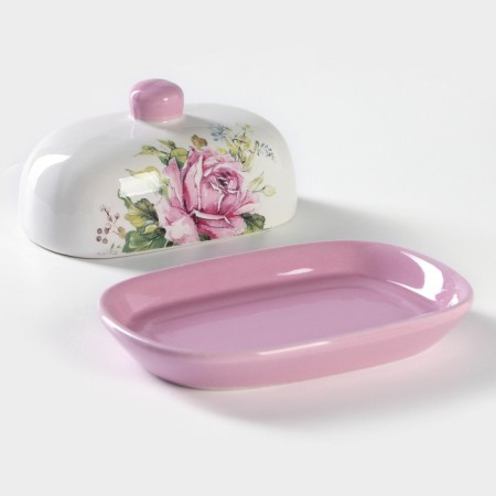 Maslek Dolyana "Rose", 17.2 × 12.4 × 8.5 cm, pink and white color-2