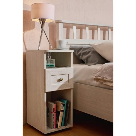 Bedside table Sherlock 51, 282 × 353 × 696 mm, color ash anchor light light-2