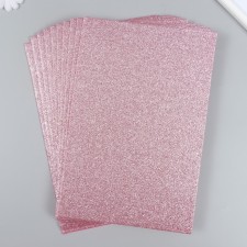 Glitter felt 20x30 cm 2 mm, pale pink