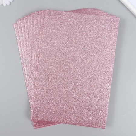 Glitter felt 20x30 cm 2 mm, pale pink