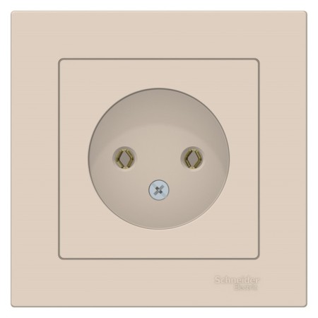 SE SE AtlasDesign, 16 A, 250 V, built -in, without salary, IP20, beige, Atn000240-1