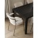Eirill chair, 530 × 590 × 770 mm, velor, gray-beige color