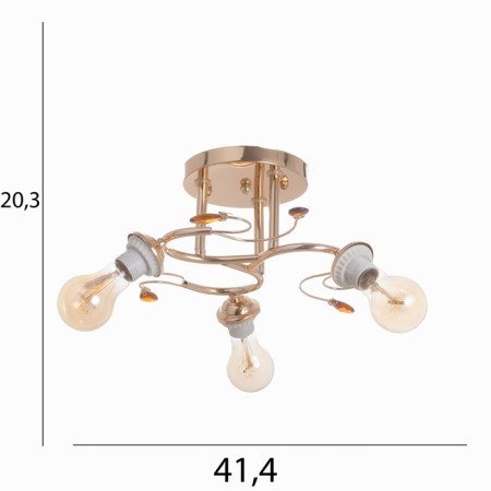 Chase "Adayn" 3x40W BP E27 Gold Model: 2612371-4
