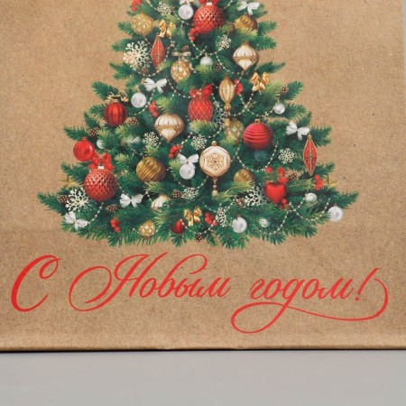 Craft vertical “Christmas tree”, MS 18 x 23 x 10 cm, New Year-5