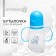 A bottle for feeding, a classic throat, with handles, 150 ml., 0 months, MIX color