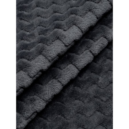 Texrepublic blanket, size 200x220 cm, gray color-6