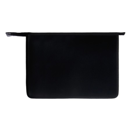 Plastic folder A4, 340 x 245 x 40 mm, lightning from above, plastic, calligrata top, black/fuchsia-3