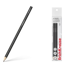 A set of black -graphic pencils 4 pieces of Erichkrause 