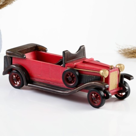 Mini-bar/stand for a bottle car, red 15 x 14 x 40 cm-1