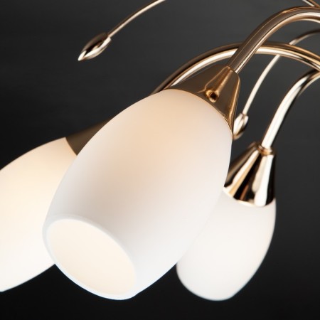 Ceiling chandelier with Ginevra, 40W, E14, 60x60x37 cm-3
