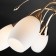 Ceiling chandelier with Ginevra, 40W, E14, 60x60x37 cm
