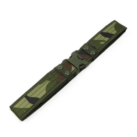 Tactical belt, 130 cm, width 5 cm, camouflage Woodland-2