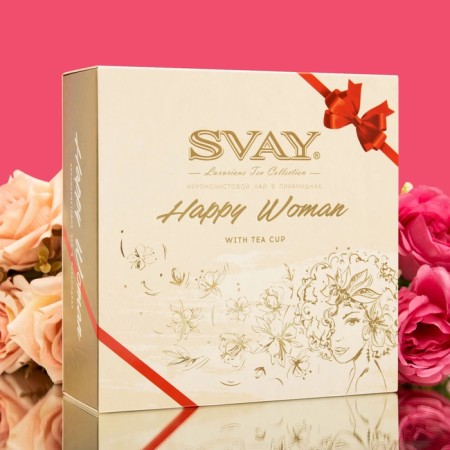 Tea Assorted Svay Happy Woman, Pyramids, 54 g