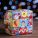 The box is folding, double -sided, "New Year's superheroes", 16 x 16 x 10 cm