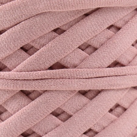 Knitted yarn, width 7-9 mm, 100m/295 g ± 10% (02 - dusty rose)-2