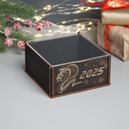 New Year's box "Cobra 2025" 6x12x12 cm