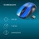 Mouse call 675MW Black/Blue optical (1200DPI) Wireless USB for laptop (3but)