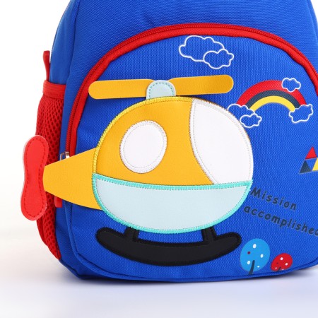 Baby backpack on lightning, blue color-2