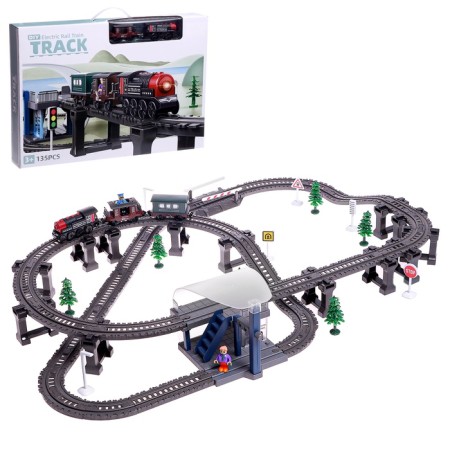 Retro railway, works from batteries