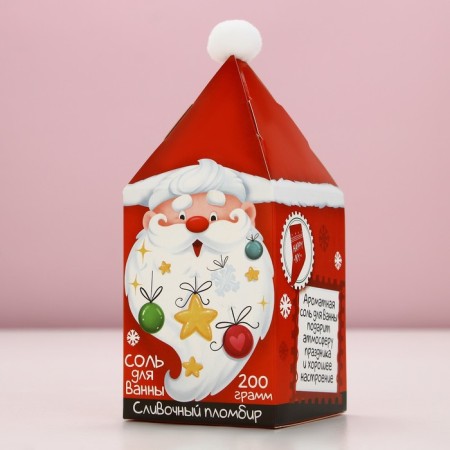 New Year. Bath salt, 200 g, creamy seal flavor-3
