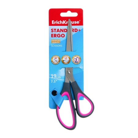 Scissors Standard+ ergo, 19 cm, blister, mix-7