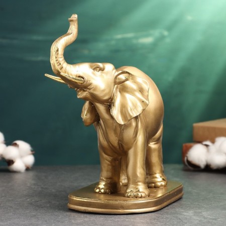 Figure "Elephant on the stand" 24x23x12cm, bronze-1