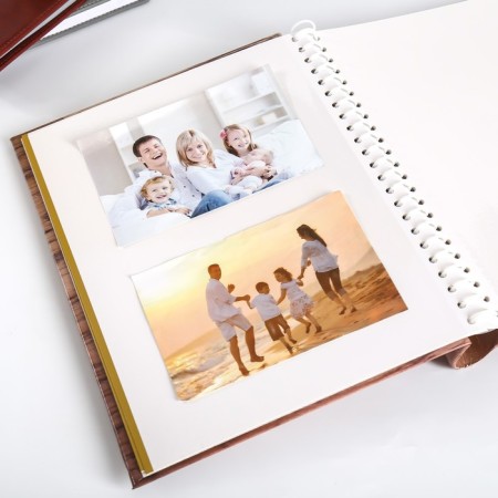 Photo album 10 magnetic sheets "hearts" 23x28cm-3