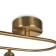 Wall lamp (sconces) Inversion, 4xg9, brass color