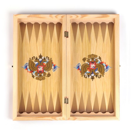 Board game 3 in 1 "Patriot": chess, checkers, backgammon, wooden, large, 50 x 50 cm-6