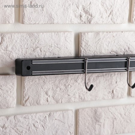 Holder for knives magnetic with hooks of the share "Line", 51 cm-5