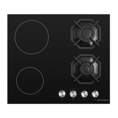 Hlect surface Maunfeld EEHG.642VC.2CB/KG, combined, 4 burners, black-2