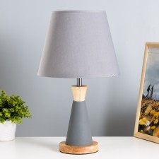 OMBR table lamp E27 40W gray 25x25x42 cm Risalux