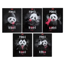 Notebook of 48 sheets in the Panda_banda cage, cover coated cardboard, glossy lamination, block 65 g/m2, mix