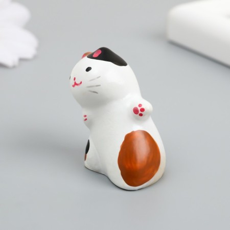 Souvenir Polystone "Cat in inclination" 4x2.5x4 cm-2