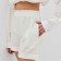 Women's costume (shirt, shorts) minku white color, rn 48