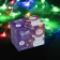Garland “thread” 1.2 m, IP20, transparent thread, 12 LED, glow of multi, fixing, 220 V