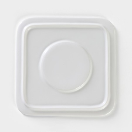 Tea couple ceramic "sheet", 2 objects: a mug with a spoon of 180 ml, a saucer d = 13.5 cm, white color-5