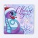 Magnet with an additional element "Happy New Year", 8 x 8 cm