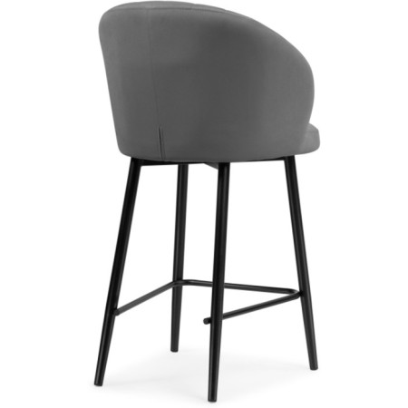 Barry Banbu Velutto 32 Metal/velor, black/gray 55x56x97 cm-3