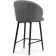 Barry Banbu Velutto 32 Metal/velor, black/gray 55x56x97 cm
