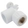 The square "Politek", polypropylene, 25 mm x 1/2 "mm, internal thread
