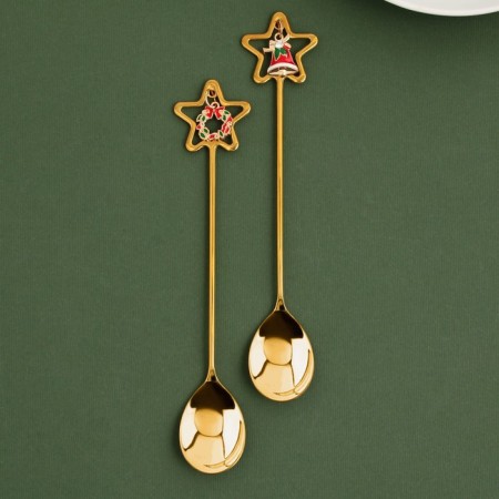 Gift set of spoons with suspensions "heat and comfort", 2 pcs., 15.8 x 2.5 cm-4
